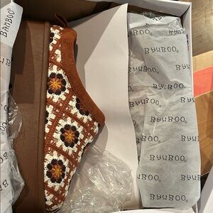 BAMBOO Multicolor Crochet Slippers